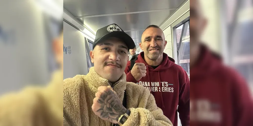 Desembarque de Rickson e Paulo Zenidim em Lima, no Peru
