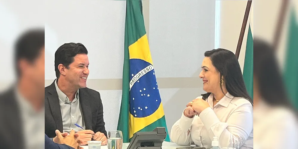 Guto Silva e Elisangela Pedroso estiveram reunidos.