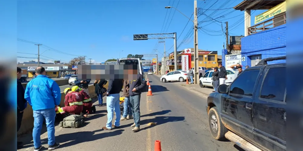 Imagem ilustrativa da imagem Rapaz sai para buscar marmita e acaba atropelado na BR-373 em PG