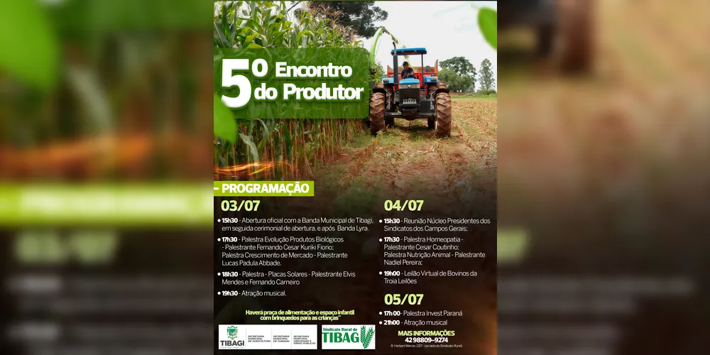 Confira a programação completa.