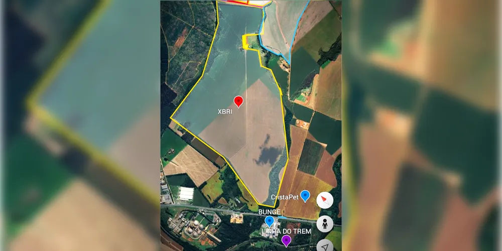 Área onde a XBRI Pneus será instalada, em Ponta Grossa