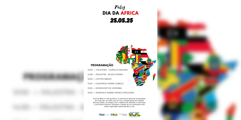Imagem ilustrativa da imagem 'Vozes Negras em Foco' terá segunda etapa neste domingo com celebração ao Dia da África