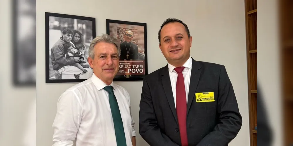 Tadeu Veneri e Mario Cezar estiveram reunidos em Brasília.