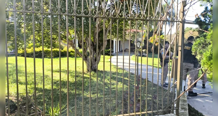 Local do crime foi isolado pelas autoridades -