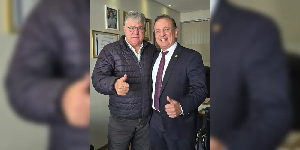 Altamir Sanson e Moacyr Fadel se reuniram nessa terça-feira (24).