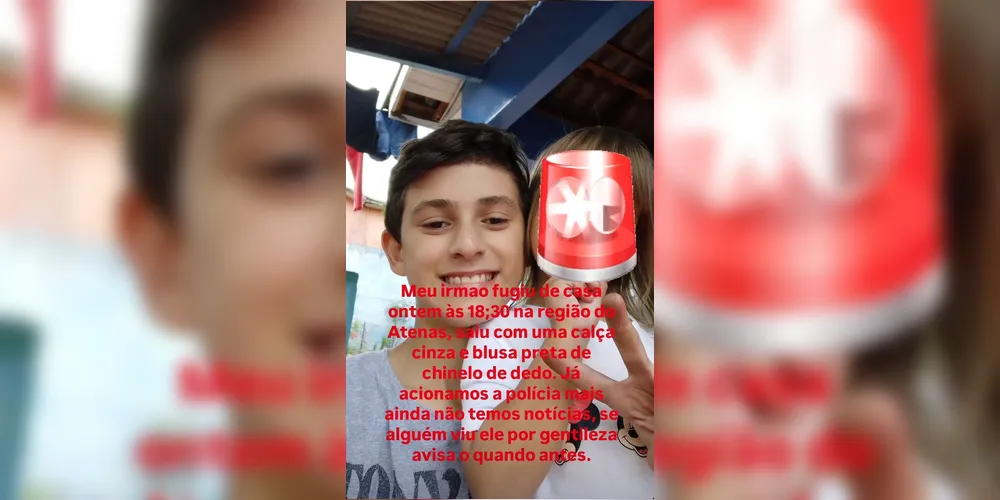 A família busca por informações sobre o paradeiro de João Carlos