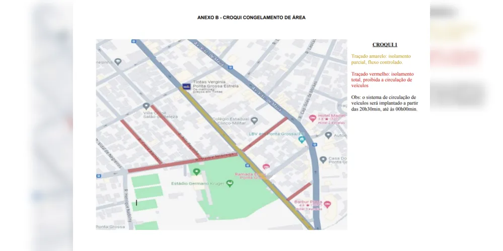 Às 20h30, a rua Emílio de Menezes será fechada completamente