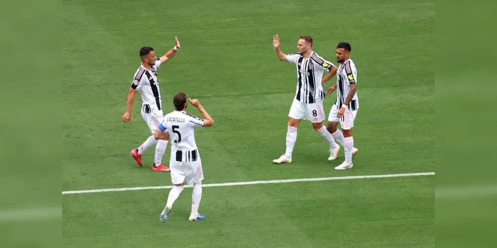 A Juventus conseguiu empatar no primeiro tempo