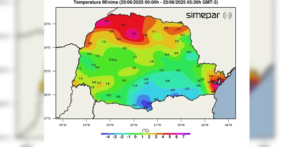 Imagem ilustrativa da imagem PG registra menor temperatura do ano na manhã desta quarta