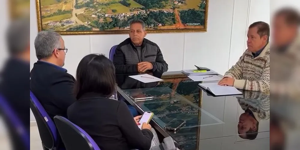 No município de Ortigueira, o prefeito Ary Mattos (PP) debateu sobre o planejamento estratégico da concessão na rodovia BR-376.