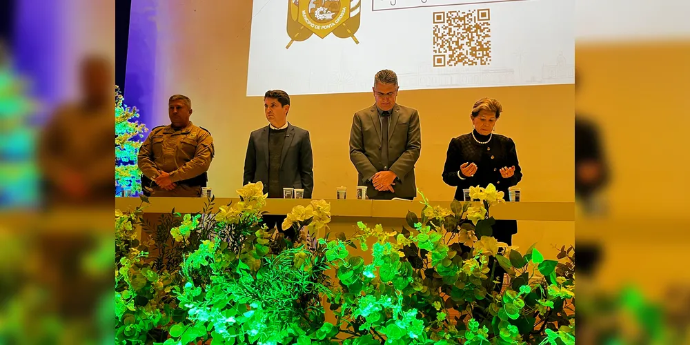 Alexandre Curi (PSD), Julio Küller (MDB) e Elizabeth Schmidt (União)