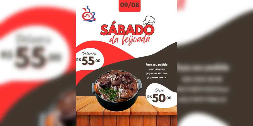 Imagem ilustrativa da imagem Associação dos Deficientes Físicos de PG organiza feijoada beneficente