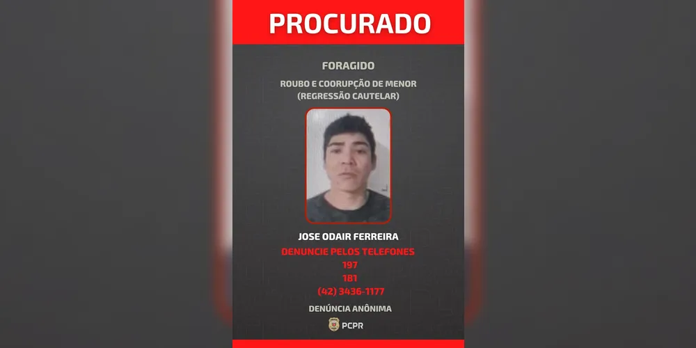Confira a identidade do suspeito