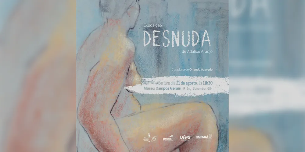 Imagem ilustrativa da imagem Exposição 'Desnuda' inicia nesta quinta no Museu Campos Gerais