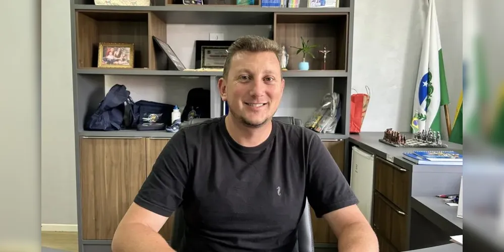 Leandro Jasinski - prefeito de Rio Azul.