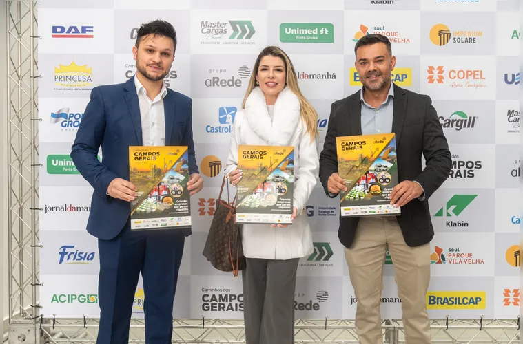 Filipe Kaspczak, Sabrina Morello e Eloir Rodrigues