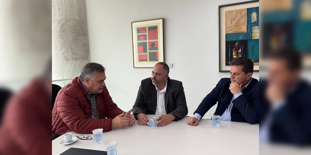 Beto Preto, Artagão Junior e Denilson Baitala falaram de projetos para a saúde.