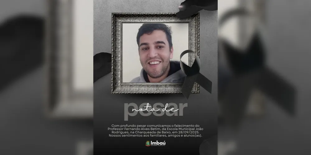 Imagem ilustrativa da imagem Rapaz que morreu atropelado ao lado da mãe em PG era professor