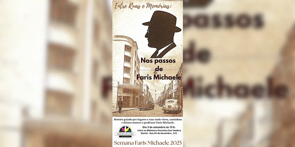 Imagem ilustrativa da imagem PG terá primeira visita guiada sobre a vida de Faris Michaele