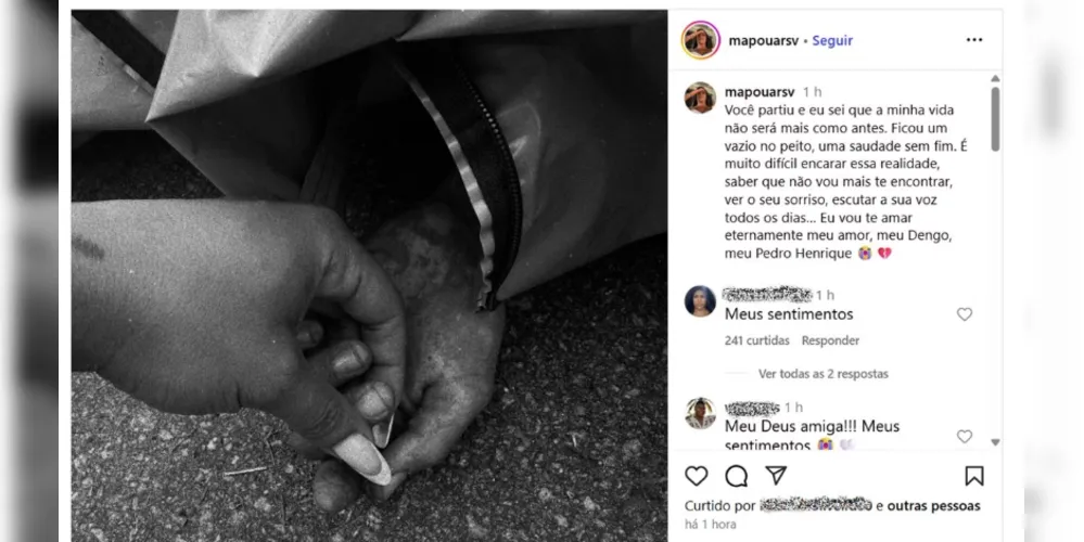 Confira o post