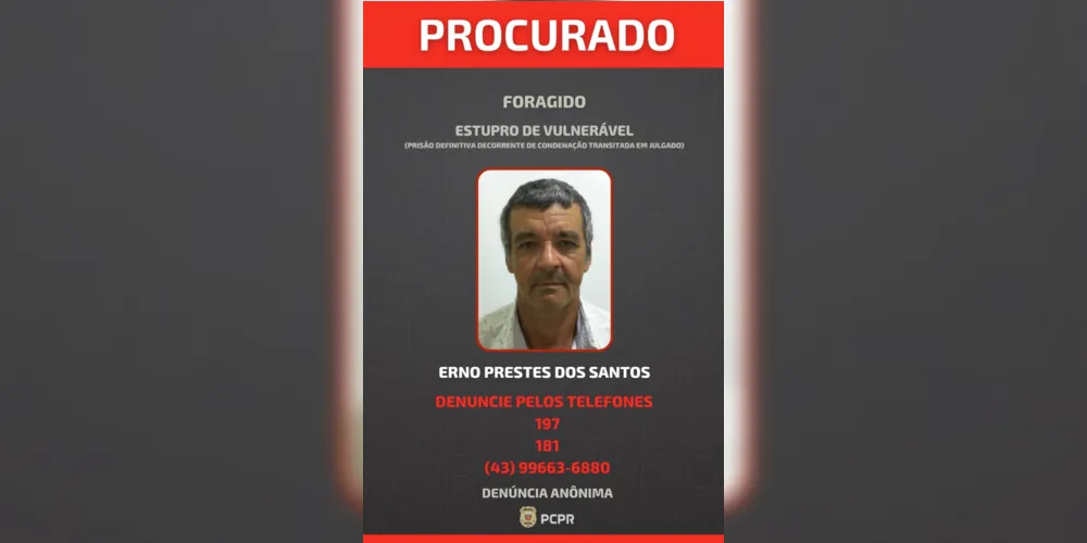 Confira informações para contribuir na denúncia.