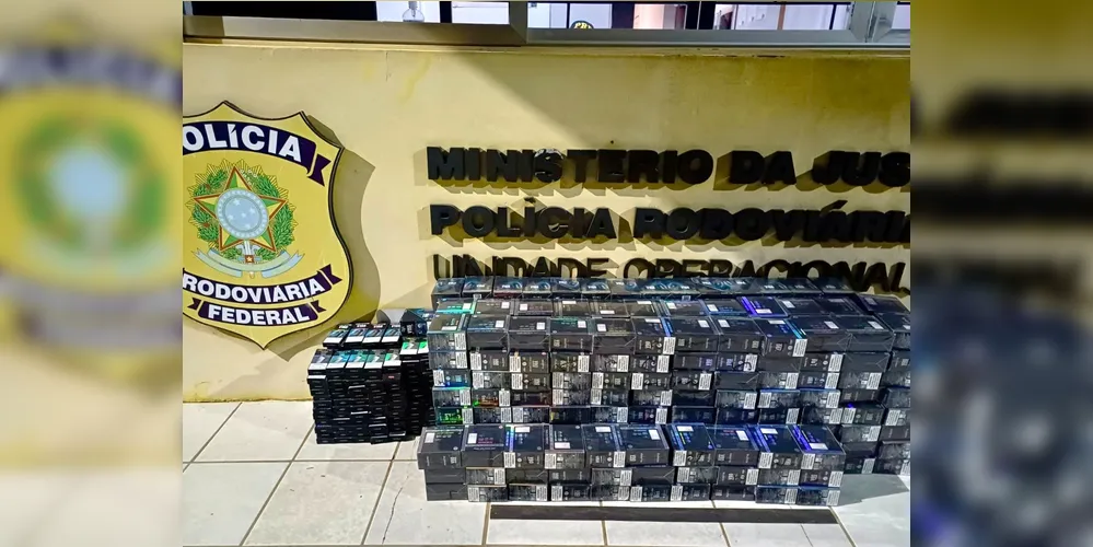 Foram 1.650 unidades de cigarros eletrônicos apreendidos