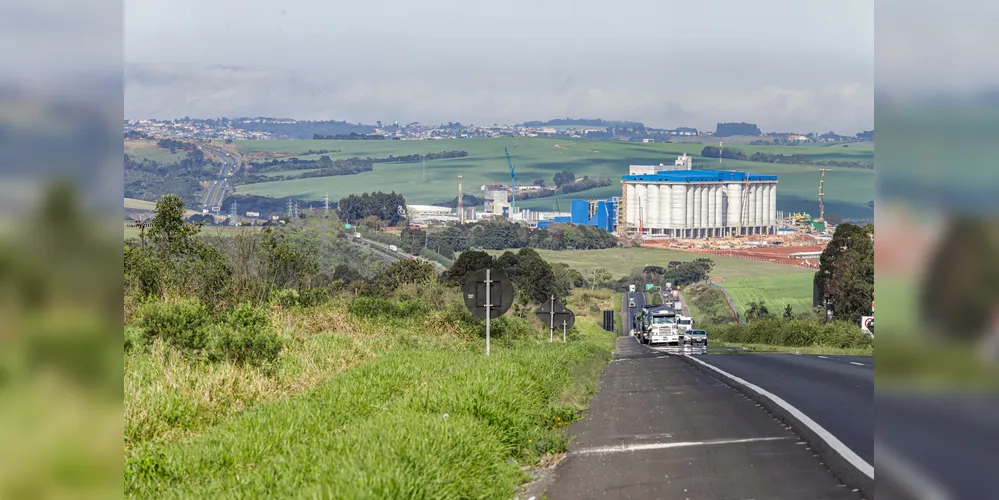 Carambeí, 31 de agosto de 2023 - PR 151, entre Ponta Grossa e Sengés, no trecho em Carambeí.