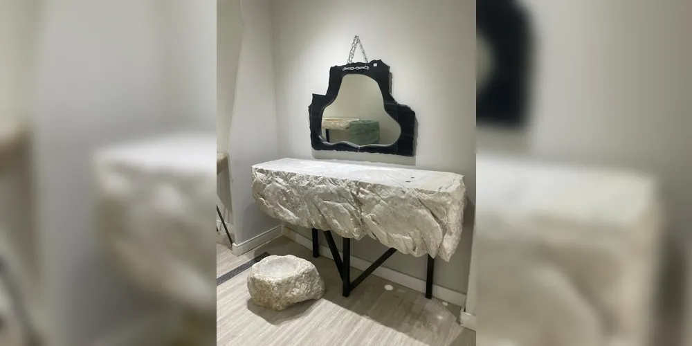 Materiais em exposição