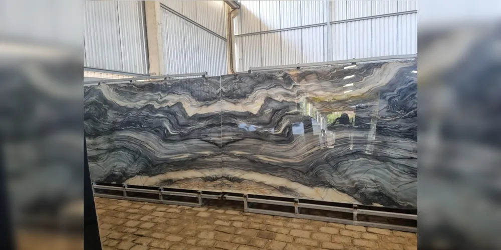Materiais em exposição