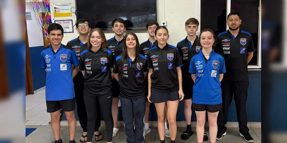 Equipe de Tênis de Mesa de Ponta Grossa no JOJUPs