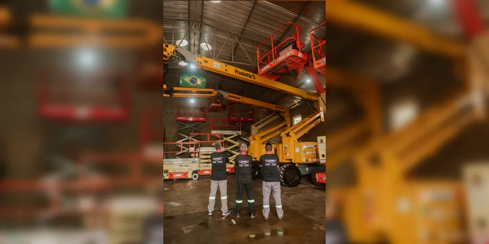 Imagem ilustrativa da imagem Teshima se destaca com locação de equipamentos para trabalhos em altura