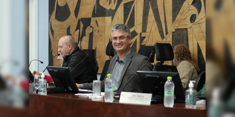 O presidente da Câmara Municipal de Ponta Grossa (CMPG), Julio Küller.