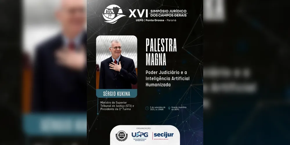 Imagem ilustrativa da imagem Ministro do STJ, Sérgio Kukina, realiza palestra na UEPG nesta sexta