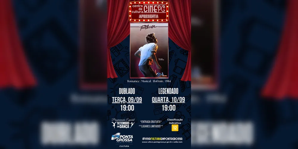 Imagem ilustrativa da imagem CinePG segue no ritmo do Setembro em Dança com exibições especiais