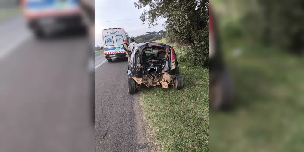 Imagem ilustrativa da imagem Acidente entre carro e moto deixa uma pessoa morta na PR-151 em Castro