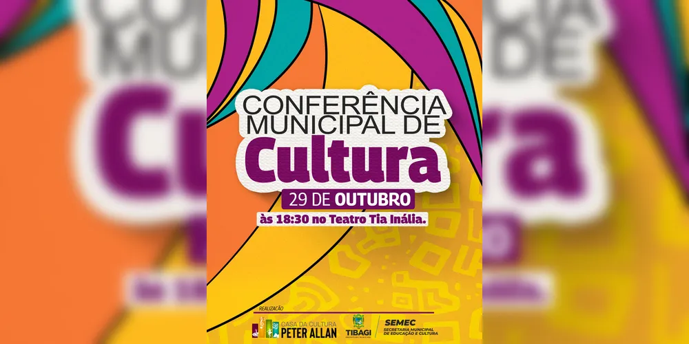 Convite oficial para a conferência.