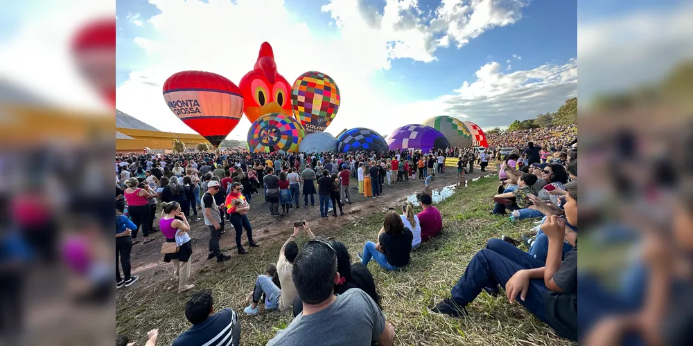 Festival de Balonismo atrai milhares de pessoas