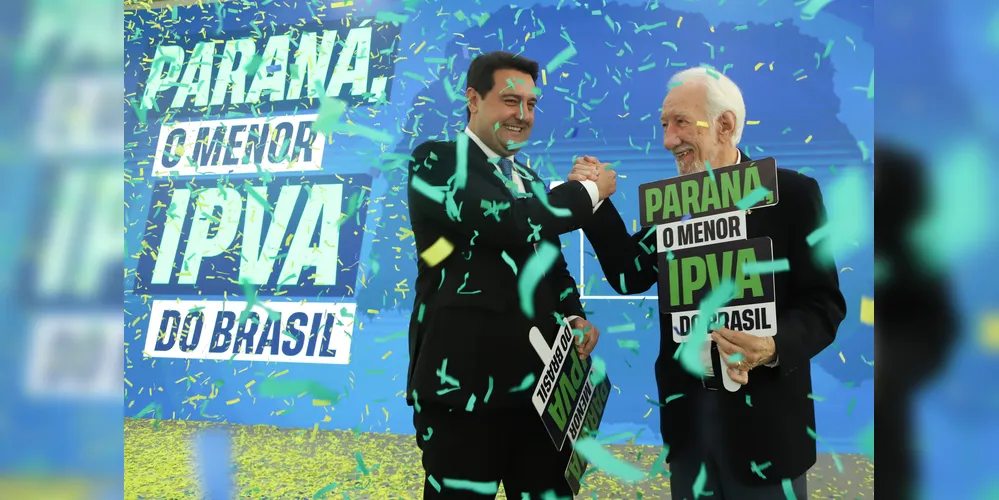 Imagem ilustrativa da imagem Ratinho Junior sanciona lei que reduz IPVA no Paraná e garante menor alíquota do Brasil