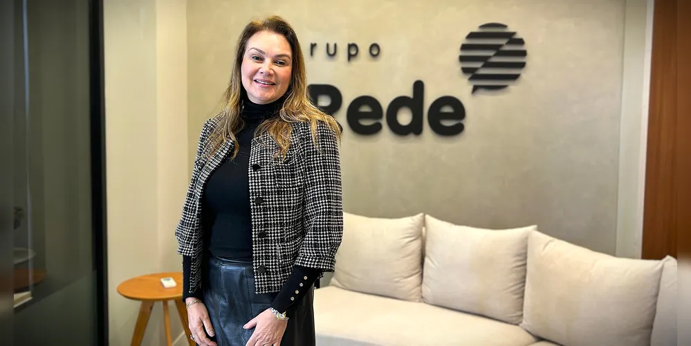 A presidente da Associação Comercial, Industrial e Empresarial de Ponta Grossa (Acipg), Giorgia Bin Bochenek.