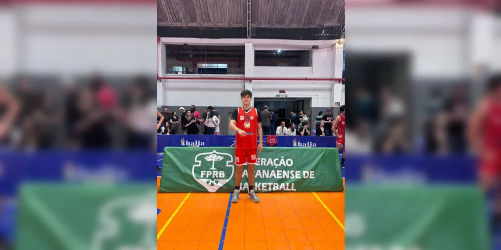 Lucca Kossatz, o 'cestinha' da competição