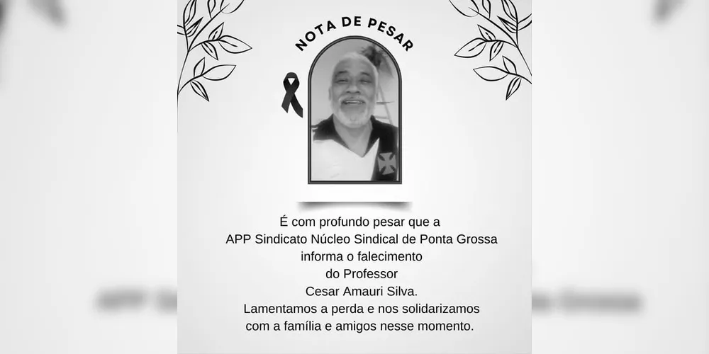 Imagem ilustrativa da imagem Morre aos 71 anos professor referência na Educação Física em Ponta Grossa
