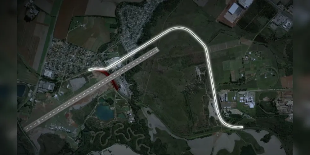 A proposta prevê a ampliação da pista dos atuais 1.430m para 2.500m de extensão