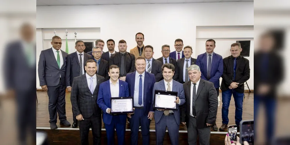 Aliel agradeceu a homenagem e destacou sua relação afetiva com o município