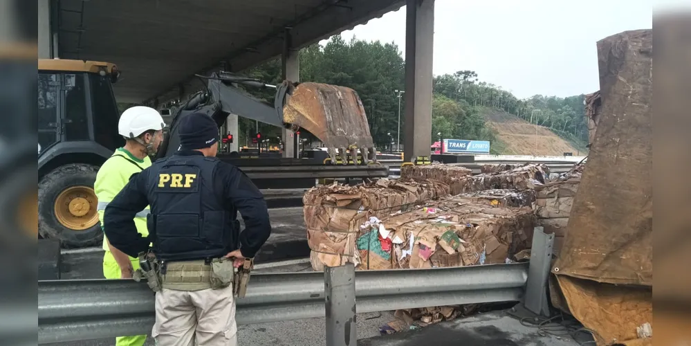 Limpeza foi realizada no local