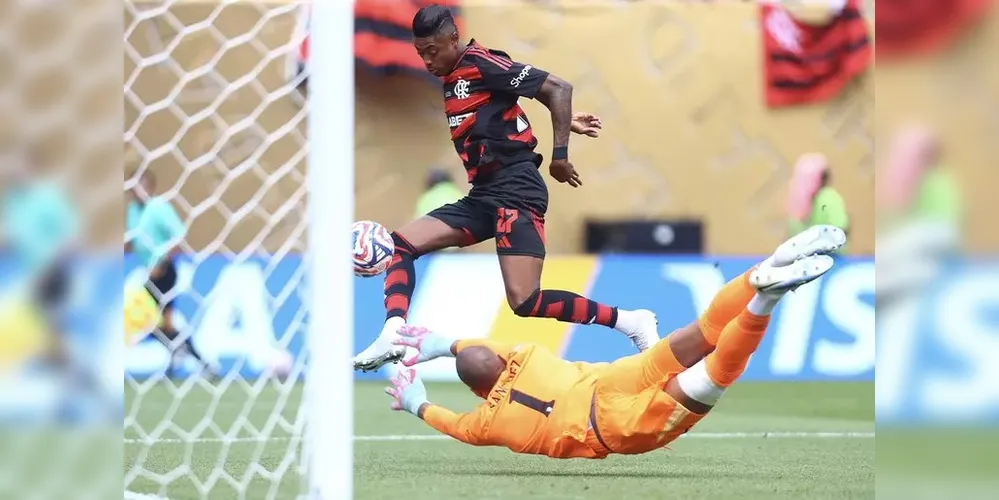 Bruno Henrique fazendo gol importante contra o Chelsea? Temos!