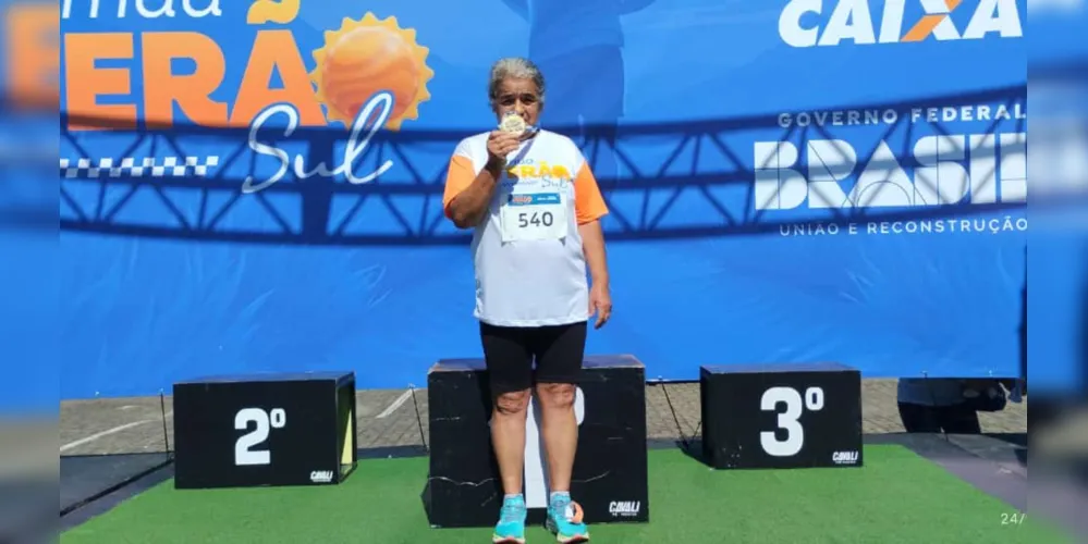 Roseli das Graças Antunes de Andrade já completa 70 corridas disputadas desde 2019
