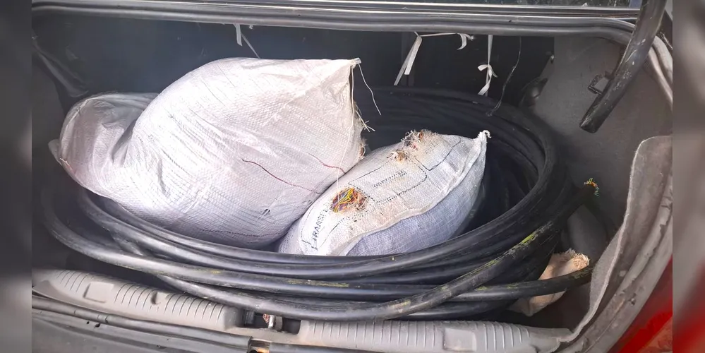 Materiais apreendidos foram encaminhados à delegacia