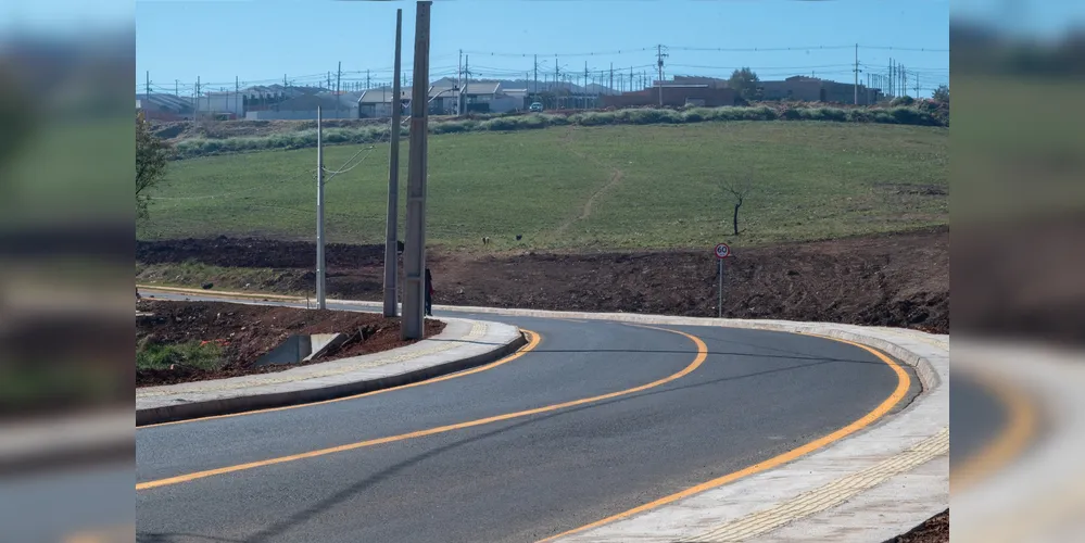 Nova via construída interligando a Vila Cipa e o Residencial Campo Belo