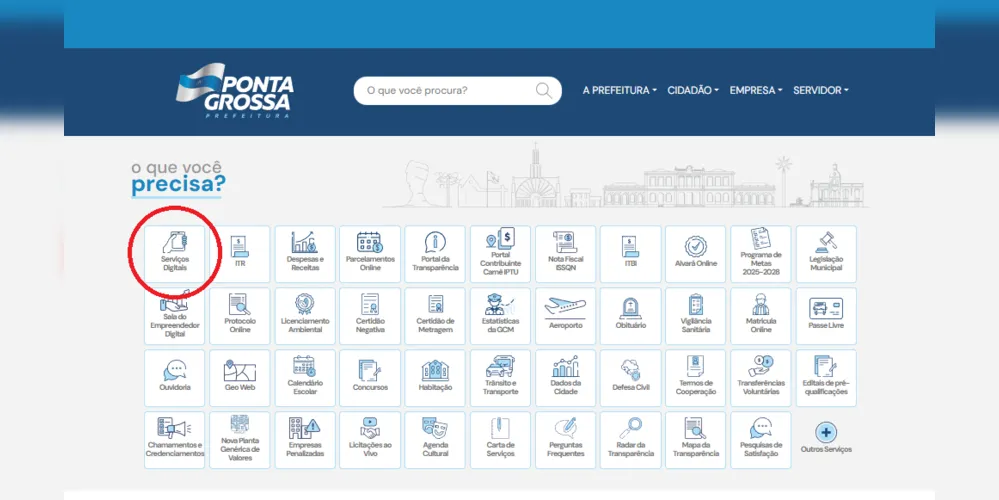 Cadastro pode ser feito do site da prefeitura