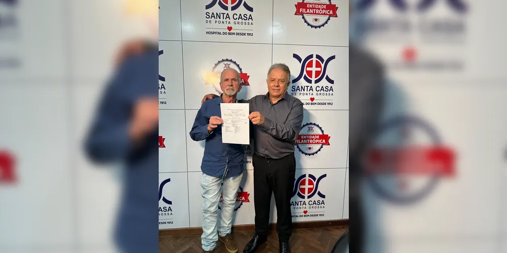 Vereador Jairton da Farmácia e Provedor da Santa Casa Juarez Antonio Carvalho